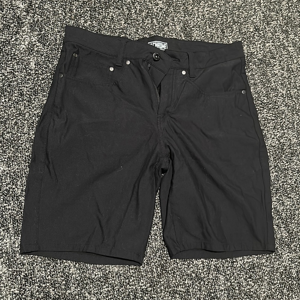 Black Hybrid Shorts